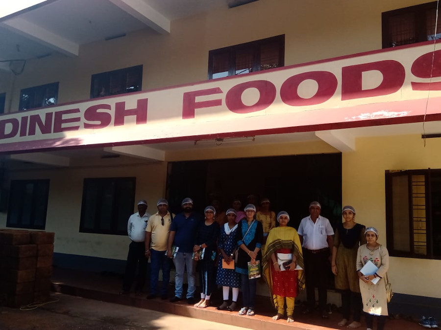 Visit to food processing unit- Dinesh Foods